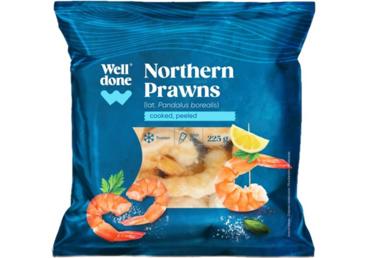 Saldētas garneles WELL DONE 200-300 tīrītas 225g