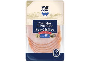 Karsti kūpināta cūkas karbonāde WELL DONE 100g