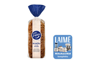 Tumšā kviešu maize FAZER 450g - 1