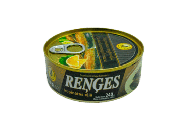 Reņģes kūpinātas eļļā BRĪVAIS VILNIS 240g - 1