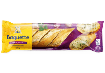 Bagete ar ķiploku un zaļumu sviestu 175g