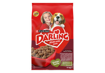Sausā suņu barība DARLING (liellopu)10kg - 1