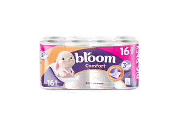 Tualetes papīrs BLOOM Comfort Orange 3kārtas 16ruļļi