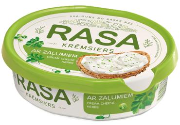 Krēmsiers RASA ar zaļumiem 180g