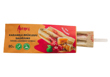 Saldējums karameļu-brūkleņu AVENEI 80g - 2