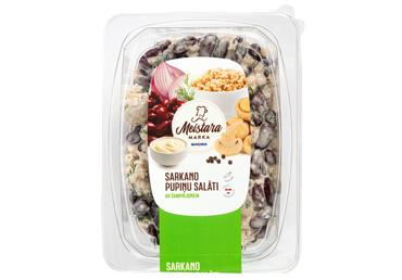Sarkano pupiņu salāti ar šampinjoniem MEISTARA MARKA 500g - 1