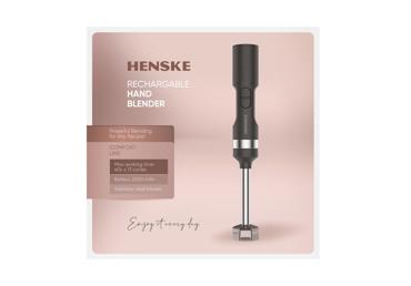 Uzlādējams roku blenderis HENSKE HB6103-GS