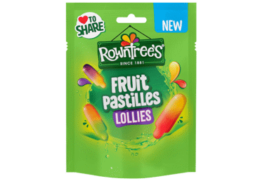 Želejas konfektes Fruit Lollies ROWNTREES 130g