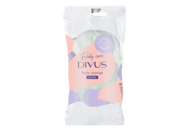 Ķermeņa sūklis ar marmora rakstu DIVUS