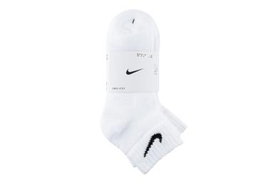 Zeķes NIKE Quarter 34-38 3pāri baltas