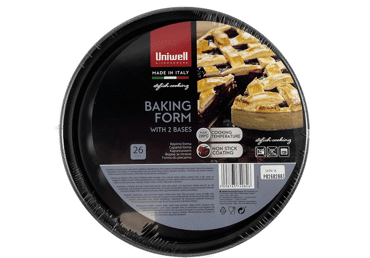 Cepamforma ar 2 pamatnēm UNIWELL 26cm