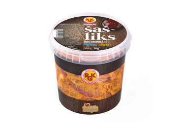 Cūkgaļas šašliks BBQ marinādē 1kg - 1