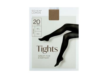 Sieviešu zeķbikses SEVEN LEMON 20den brūnas 4