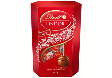 Konfekšu kārba Lindor LINDT piena 200g