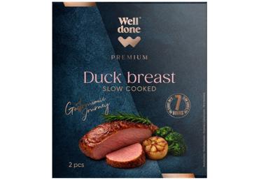 Lēni vārīta pīles krūtiņa WELL DONE PREMIUM 450g