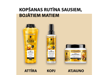Šampūns GLISS Oil Nutritive 400ml - 3
