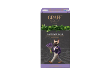 Melnā tēja GRAFF Lavender Walk 20x1,5g
