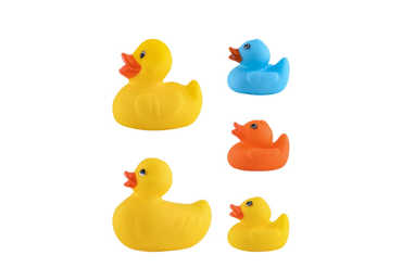 Zīdaiņu vannas rotaļlietas 5gab.