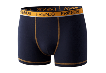 Zēnu bokseršorti FRIENDS 158-164 tumši zili