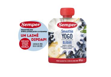 Biezenis SEMPER jogurta-banānu-melleņu 6+ 90g - 1