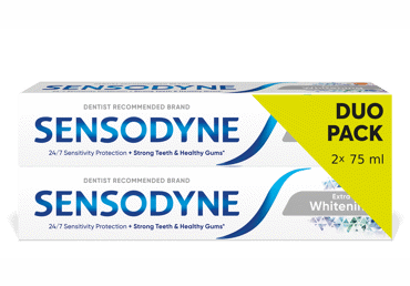 Zobu pasta SENSODYNE Extra Whitening DUO 150ml