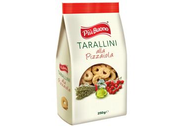 Uzkodas Taralli picas garša PIU BUONO 250g
