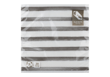 Salvetes ELEMENTS svītrain.20gab.33x33cm