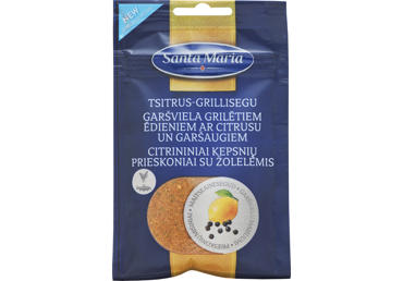 Piedeva grila gaļai ar citronu SANTA MARIA 35g