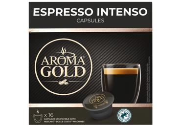 Kafijas kapsulas  AROMA GOLD Espresso 16x8g
