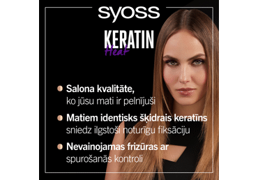 Sprejs matiem pret karstumu SYOSS Keratin Heat 200ml
 - 2