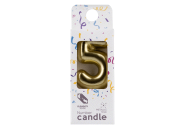 Dzimšanas dienas svecītes 5 ELEMENTS SENSE 2krāsas  - 2