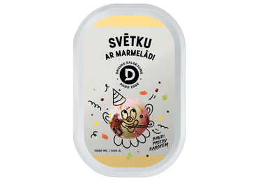 Saldējums olu liķiera DRUVA 500g