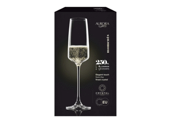 Šampanieša glāzes AUROR.Moments 250ml 4gab.