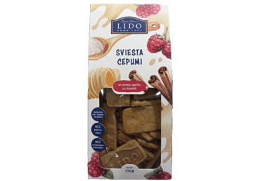 Cepumi sviesta aveņu garšas ar kanēli LIDO 170g