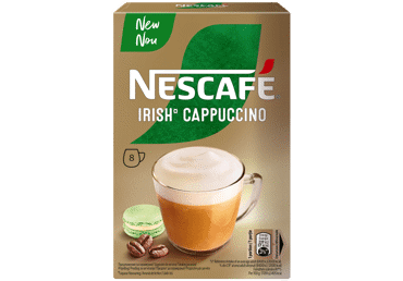 Šķīstošās kafijas dzēriens NESCAFE Cappuccino Irish 8x14g
