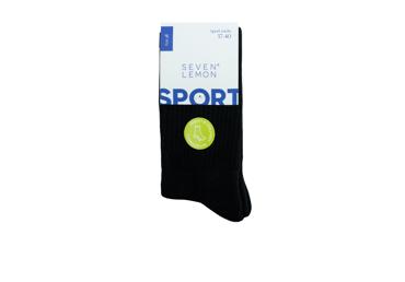 Sporta zeķes SEVEN LEMON melnas 37-40