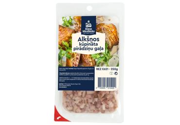 Karsti kūpināta Pīrādziņu gaļa kubiņos RĪGAS MIESNIEKS 250g