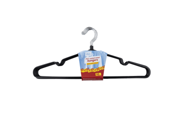 Ar PVC pārklāti metāla pakaramie 10gab.