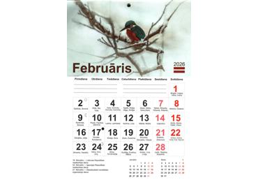 Kalendārs MĀJAS A4 - 2