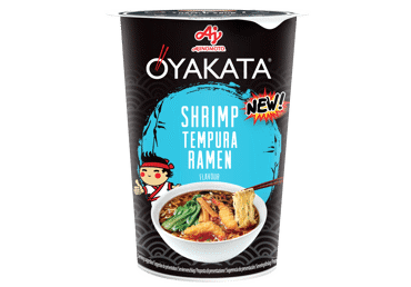 Ātri pagatavojamas nūdeles OYAKATA garneļu tempura 61g