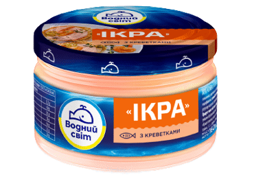 Ikru pasta ar garnelēm VODNII SVIT 160g