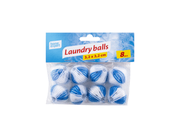 Mazgāšanas bumbiņas 8gab.3,2x3,2 cm