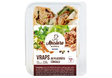 Vraps ar plucinātu cūkgaļu MEISTARA MARKA 220g - 1
