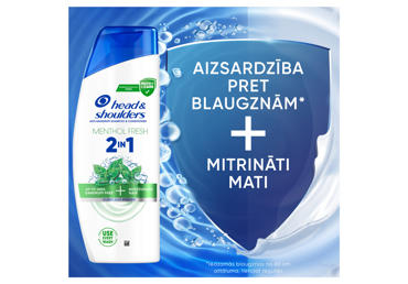 Šampūns Head&Shoulders Menthol 2in1 330ml - 2