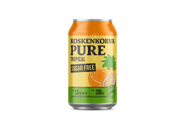 Alkoholisks kokteilis KOSKENK.Pure Tropical 5,5% 0,33L sk.D