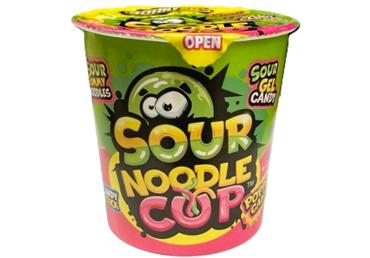 Želejas konfektes Sour Noodle JOHNY BEE 65g - 1