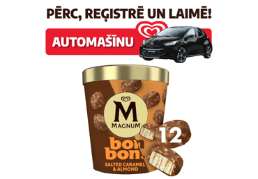 Saldējums BonBon MAGNUM sāļā karamele un mandeles 168g - 1
