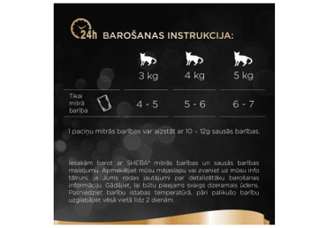 Konservēta kaķu barība SHEBA ar mājputnu gaļu 6x50g - 3