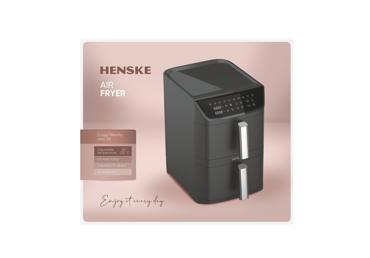 Karstā gaisa cepamkatls HENSKE 6+6L