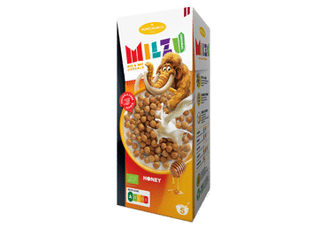 Rudzu un auzu pārslas MILZU ar medu 150g